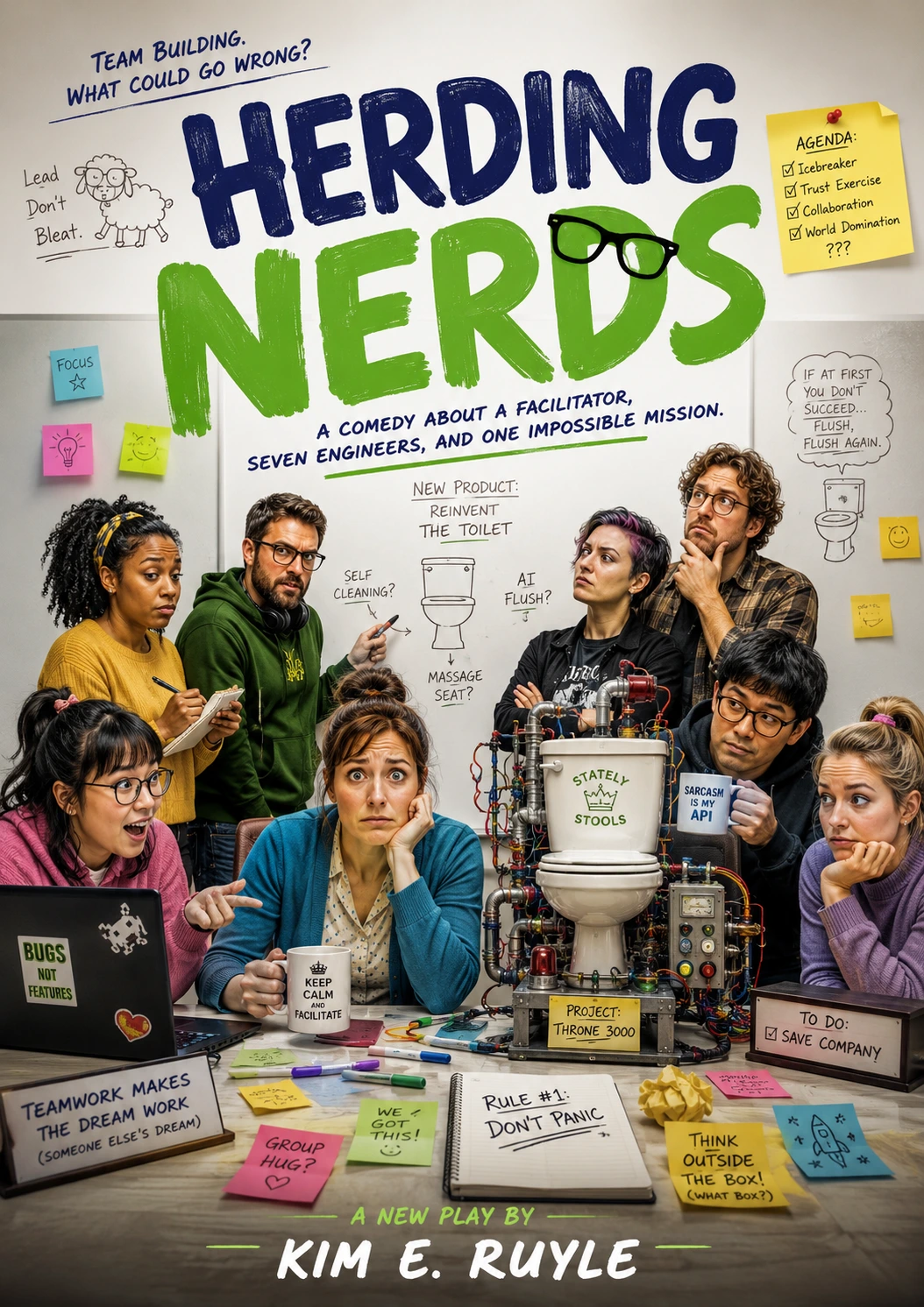 Herding Nerds Poster